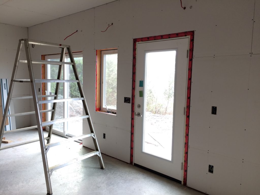 drywall up